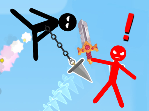 Rotating Stickman Battles: Precision Duel