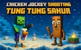 Chicken Jockey: Tung Tung Sahur Pixel Action Adventure Online Game