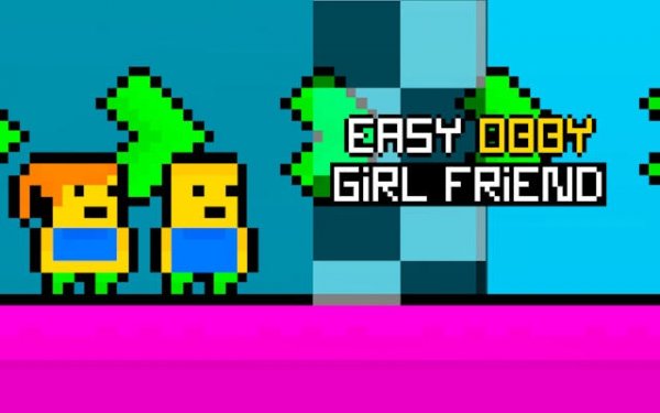 Easy Obby Girl Friend: 3D Adventure Platformer Online Game