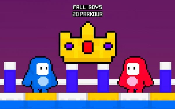 Fall Boys 2D Parkour Challenge Online Game