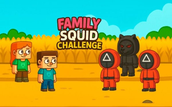 Family Squid Challenge: Escape Adventure Online Co-op Game