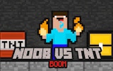 Noob vs TNT Boom: Magic Puzzle Adventure Online Game