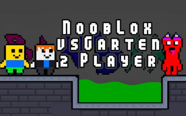 NoobLox vs Garten 2 Player Online Co-op Adventure Game