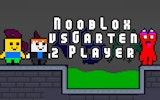 NoobLox vs Garten 2 Player Online Co-op Adventure Game