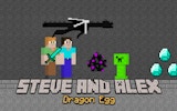 Steve and Alex Dragon Egg Adventure Online Game