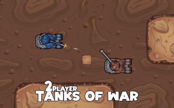 2Player Tanks of War - Online Tank Battle Game