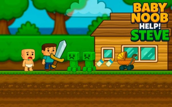Baby Noob Help! Steve - Adventure Rescue Puzzle Game