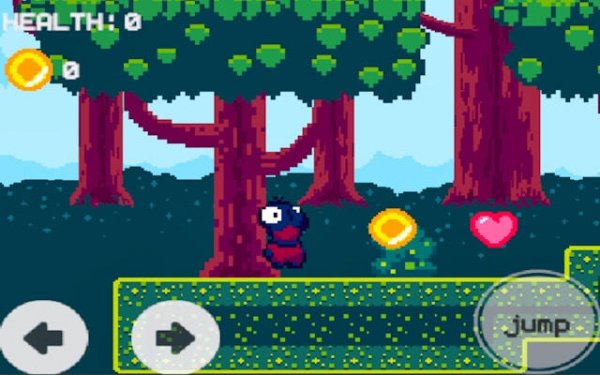 Blue Chameleon Adventure Game