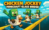 Chicken Jockey: Glass Bridge Survival Online Game