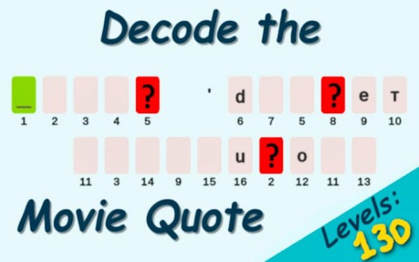 Movie Line Memory Puzzle