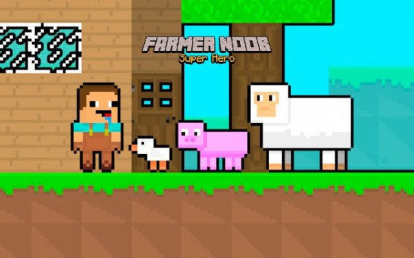 Farmer Noob Super Hero: Animal Rescue Adventure Online Game