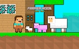 Farmer Noob Super Hero: Animal Rescue Adventure Online Game