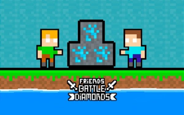 Friends Battle Diamonds: Multiplayer Collection Race Game