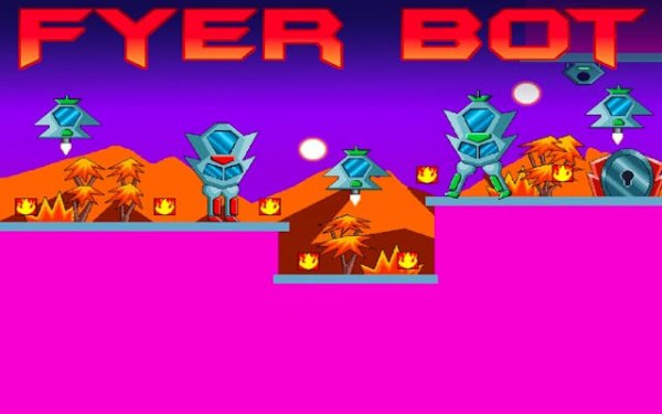 Fyer Bot: Sci-Fi Platformer Online Game