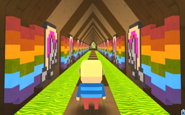 Kogama: Parkour Wood - 3D Maze Runner Online Game