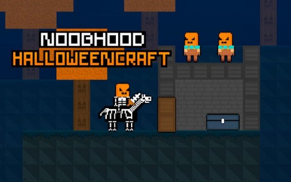 NoobHood HalloweenCraft Adventure Online Game