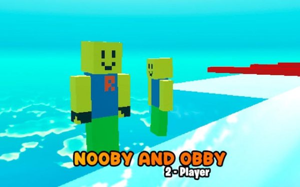 Nooby And Obby 2 Player - Parkour Adventure Online Game