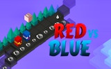 Red VS Blue: Endless Isometric Runner Online Game