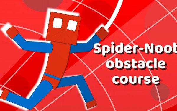 Spider-Noob Obstacle Course Online Game