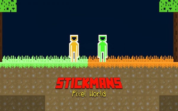 Stickmans Pixel World Adventure Online Game