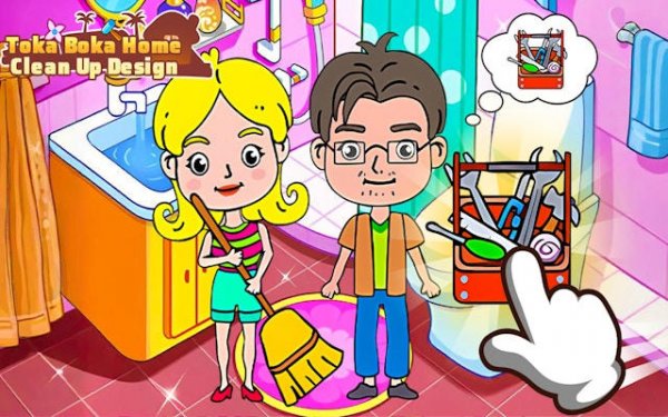 Toka Boka Home Clean Up Design - House Makeover Simulator Game