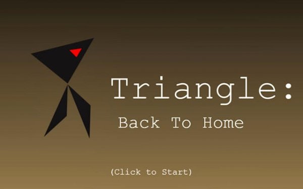Triangle Back to Home: Paper Fold Adventure Online Game