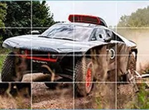 Off-Road Vehicle Sliding Puzzle Challenge