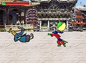 Karate Lizard Kid Beat 'Em Up Game