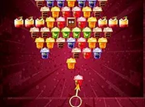 Bubble Shooter Puddings Online Puzzle Game