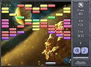 Outer Space Arkanoid Online Game