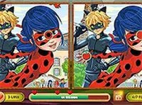 Ladybug Spot the Differences Online Puzzle Game