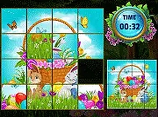 Easter Pic Slider Puzzle Game