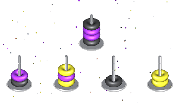 Color Hoops Puzzle Game